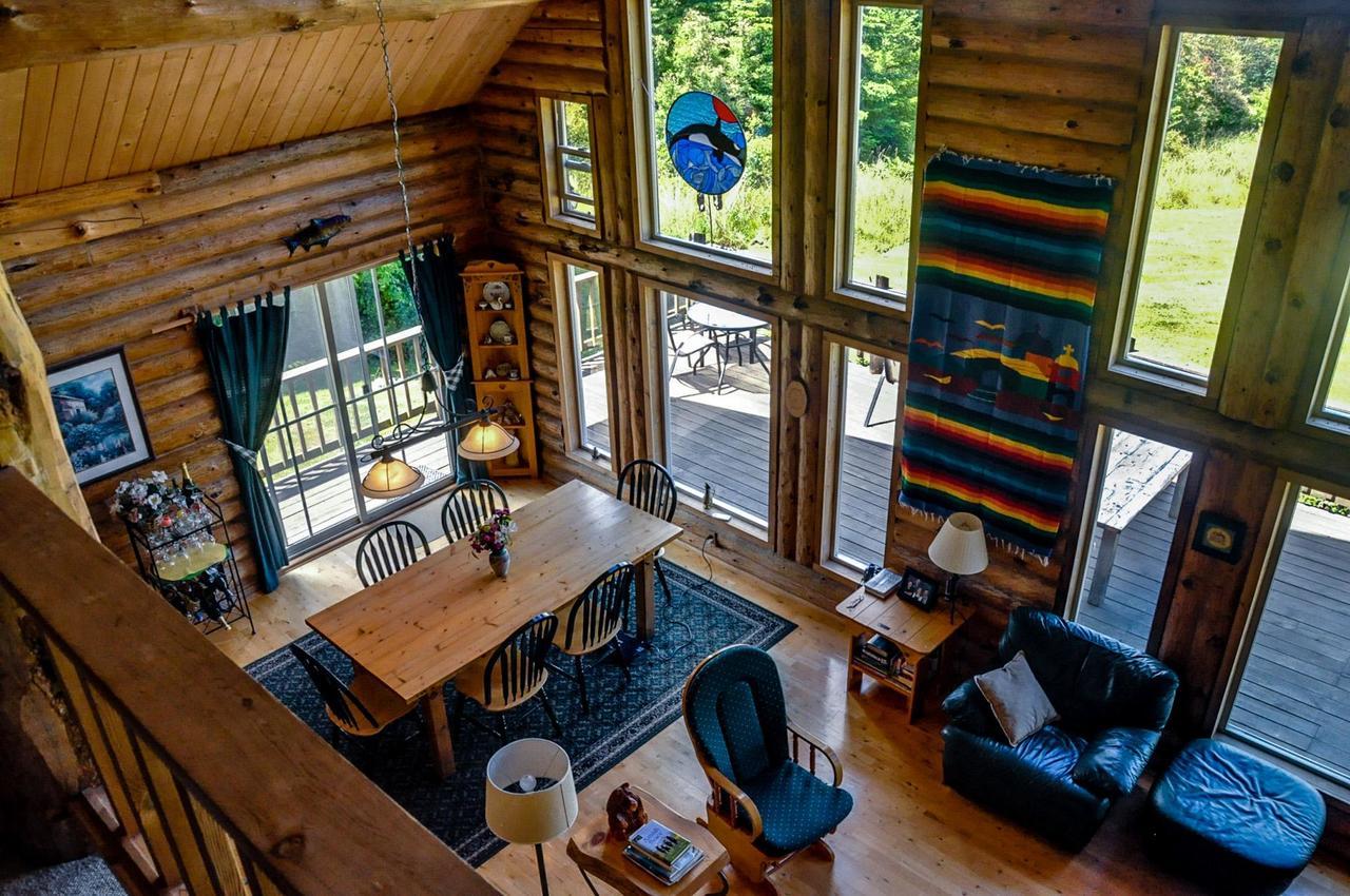 Port Stanley Log Home On Lopez-Spencer Spit מראה חיצוני תמונה