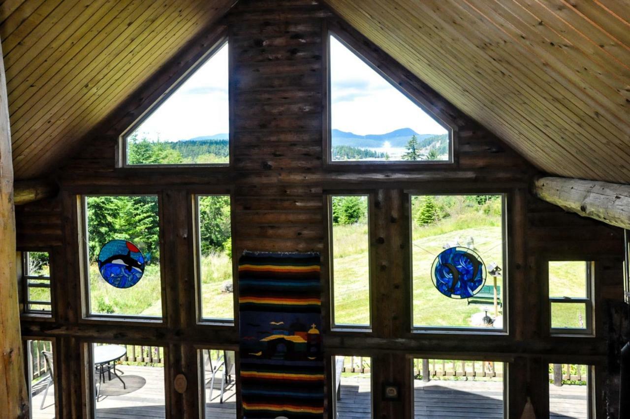Port Stanley Log Home On Lopez-Spencer Spit מראה חיצוני תמונה