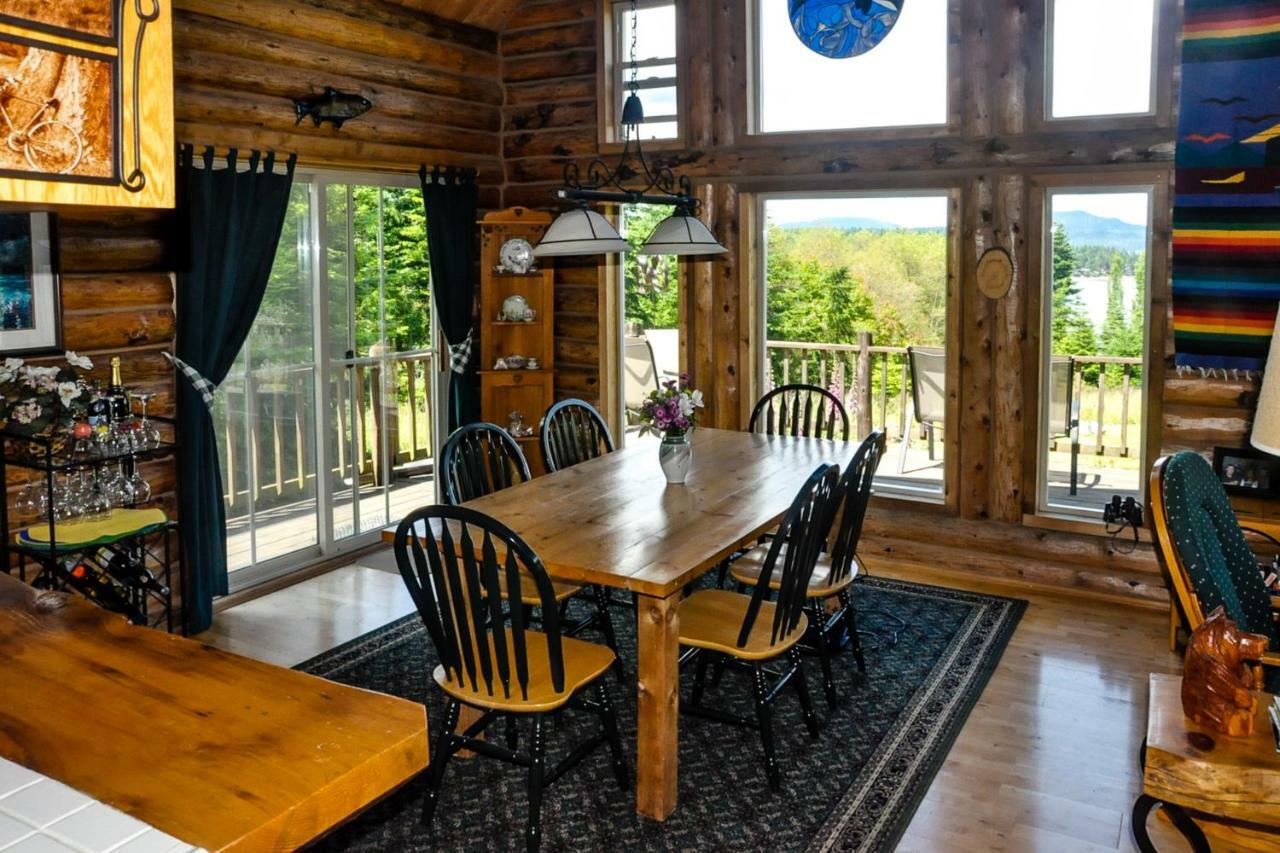 Port Stanley Log Home On Lopez-Spencer Spit מראה חיצוני תמונה